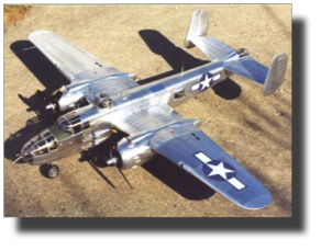 North American B-25 Mitchell. Scratch built in metal by Rojas Bazán. 1:15 scale. North American B-25 Mitchell. Scratch built in metal by Rojas Bazán. 1:15 scale.